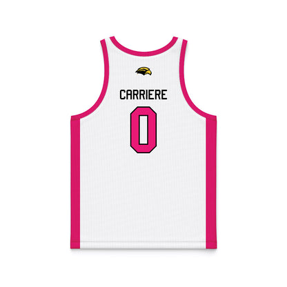 Southern Miss - NCAA Women's Basketball : Anaisha Carriere - White Basketball Jersey-1