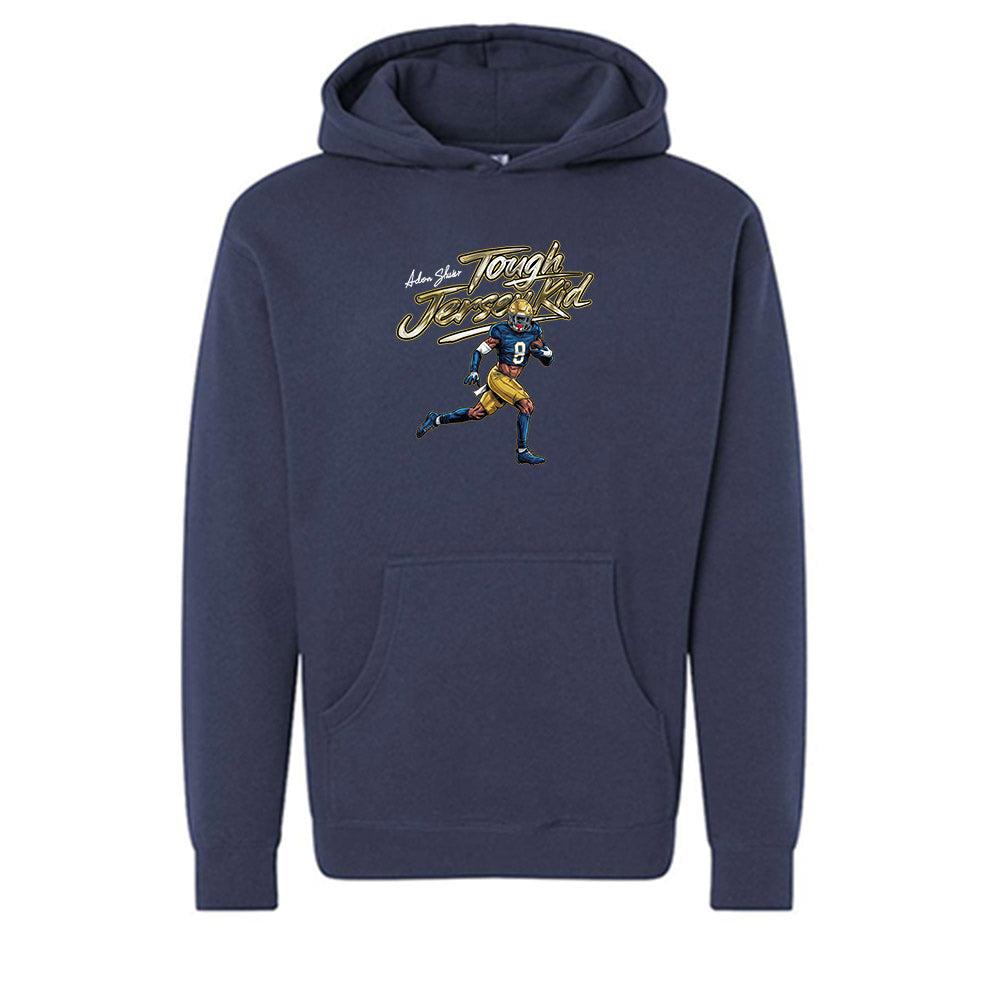 Notre Dame - NCAA Football : Adon Shuler - Tough Jersey Kid Hooded Pullover Sweatshirt-0