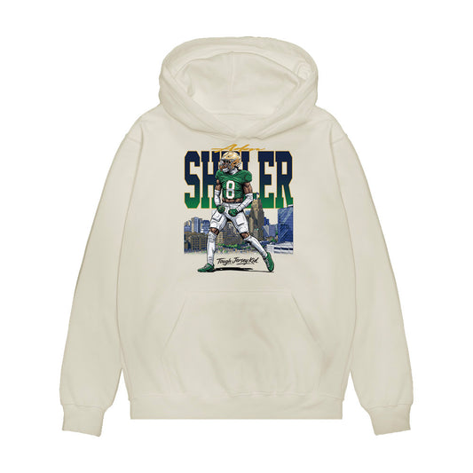 Notre Dame - NCAA Football : Adon Shuler - Tough Jersey Kid Premium Hooded Sweatshirt-0