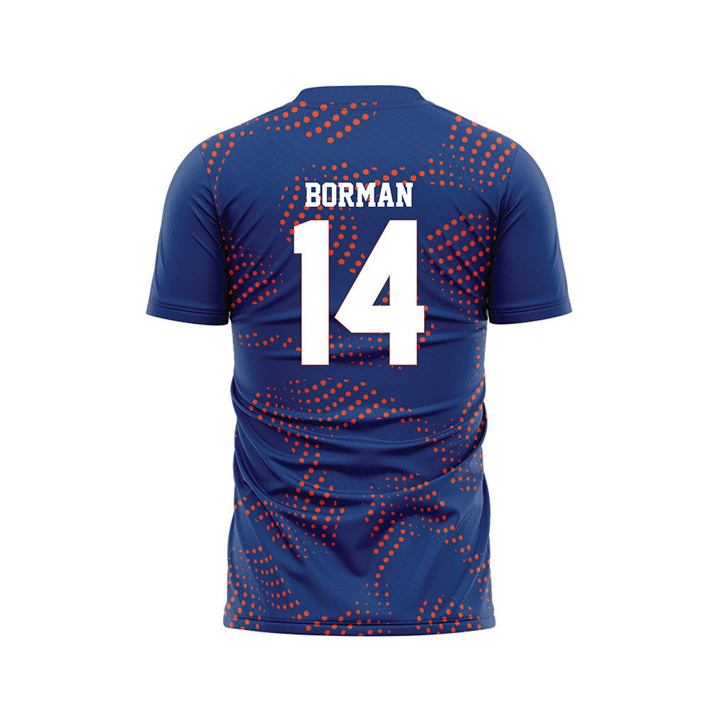 Florida - NCAA Women's Soccer : Tatum Borman - Blue Soccer Jersey-1