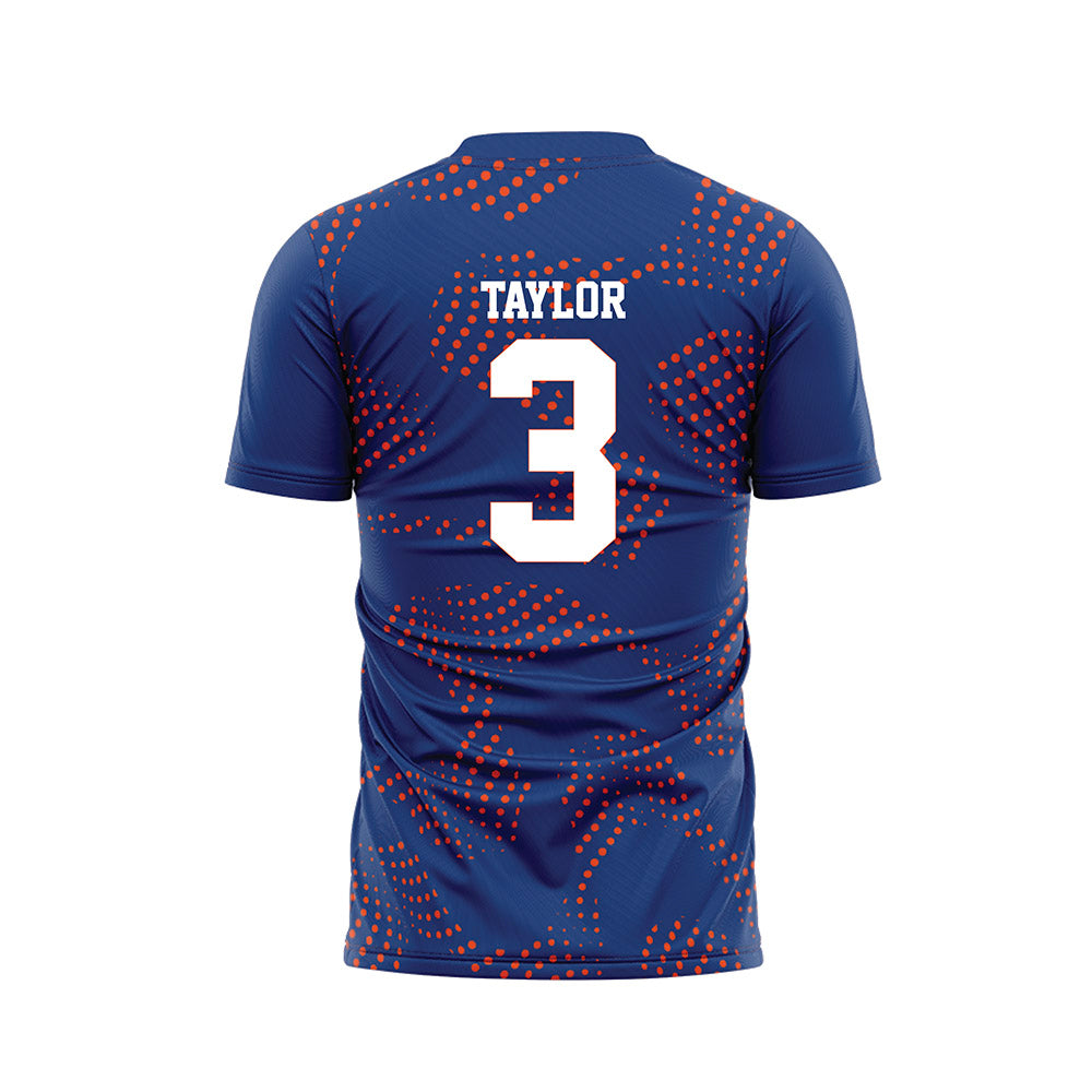 Florida - NCAA Women's Soccer : Kyra Taylor - Blue Soccer Jersey-1