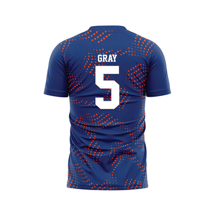 Florida - NCAA Women's Soccer : Mia Gray - Blue Soccer Jersey-1