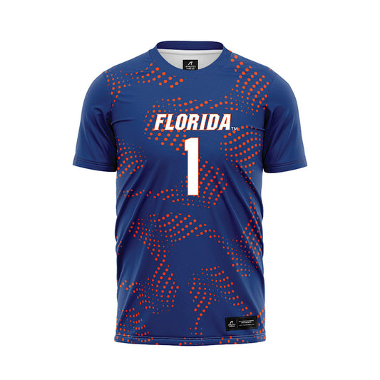 Florida - NCAA Women's Soccer : Jayden Emmanuel - Blue Soccer Jersey-0