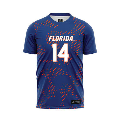Florida - NCAA Women's Soccer : Tatum Borman - Blue Soccer Jersey-0