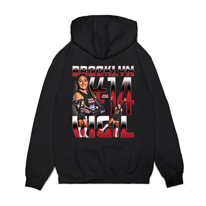 Louisiana - NCAA Womens Volleyball : Brooklyn Vigil - Collage Premium Hooded Sweatshirt-1
