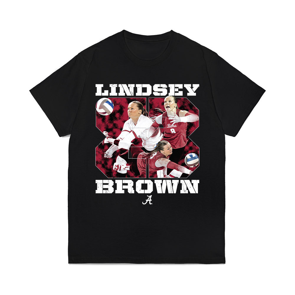 Alabama - NCAA Womens Volleyball : Lindsey Brown - Collage Comfort Colors T-Shirt-0