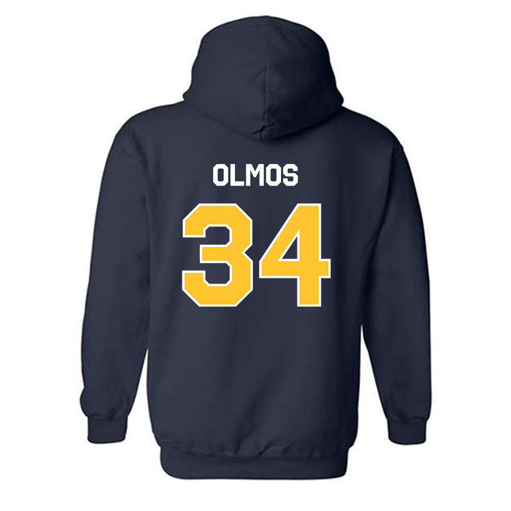 Vanguard - NCAA Baseball : Diego Olmos - Classic Shersey Hooded Sweatshirt-1