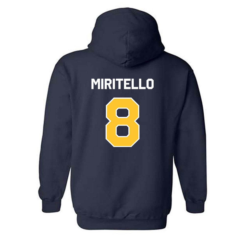 Vanguard - NCAA Baseball : Kyler Miritello - Classic Shersey Hooded Sweatshirt-1