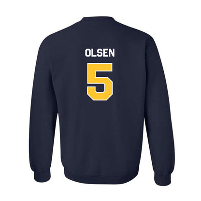 Vanguard - NCAA Baseball : Andrew Olsen - Classic Shersey Crewneck Sweatshirt-1