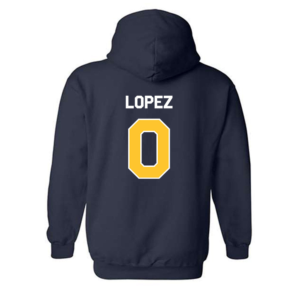 Vanguard - NCAA Baseball : Dash Lopez - Classic Shersey Hooded Sweatshirt-1