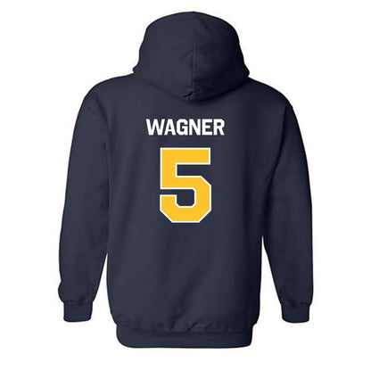 Vanguard - NCAA Women's Soccer : Emily Wagner - Classic Shersey Hooded Sweatshirt-1