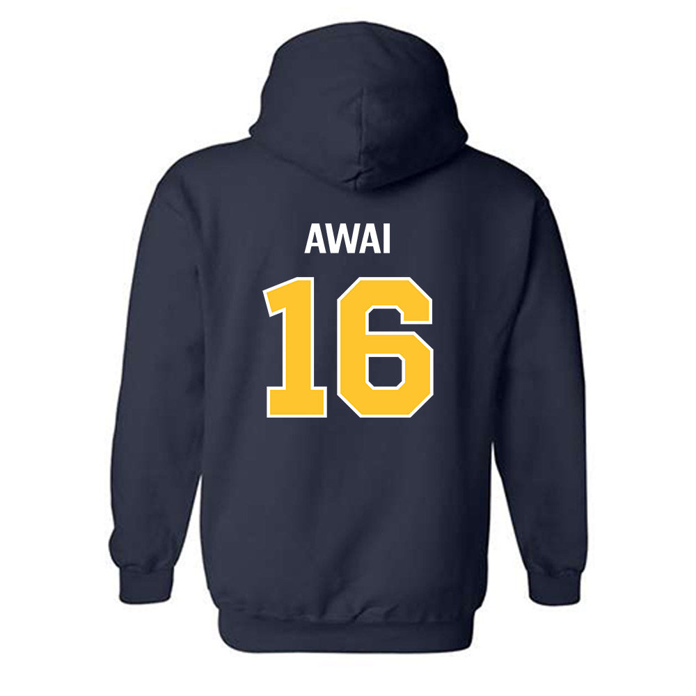 Vanguard - NCAA Men's Volleyball : Poukihi Awai - Classic Shersey Hooded Sweatshirt-1
