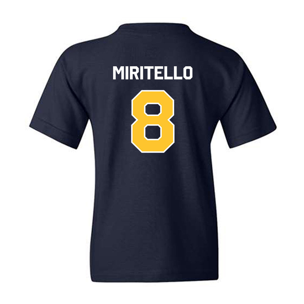 Vanguard - NCAA Baseball : Kyler Miritello - Classic Shersey Youth T-Shirt-1