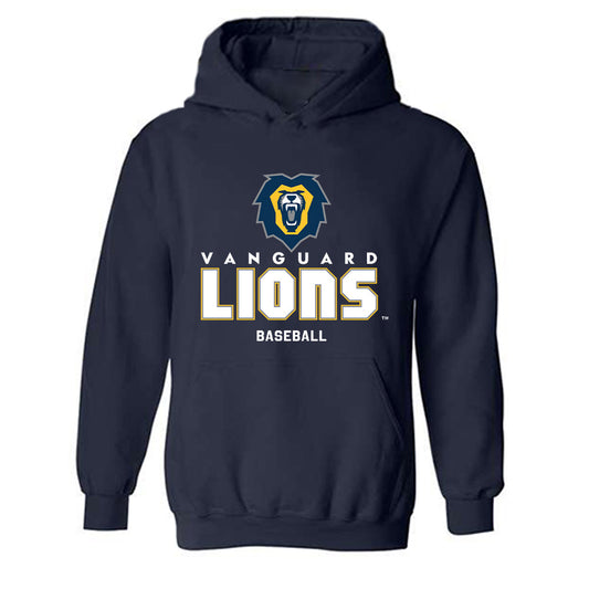 Vanguard - NCAA Baseball : Caze Derammelaere - Classic Shersey Hooded Sweatshirt-0