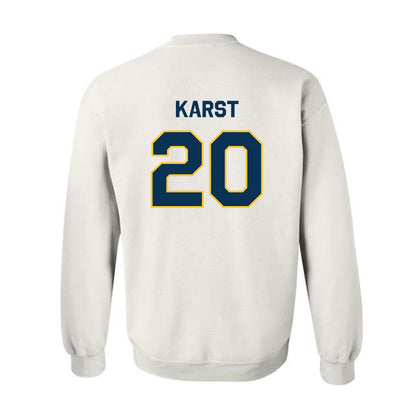 Vanguard - NCAA Baseball : Jack Karst - Classic Shersey Crewneck Sweatshirt-1