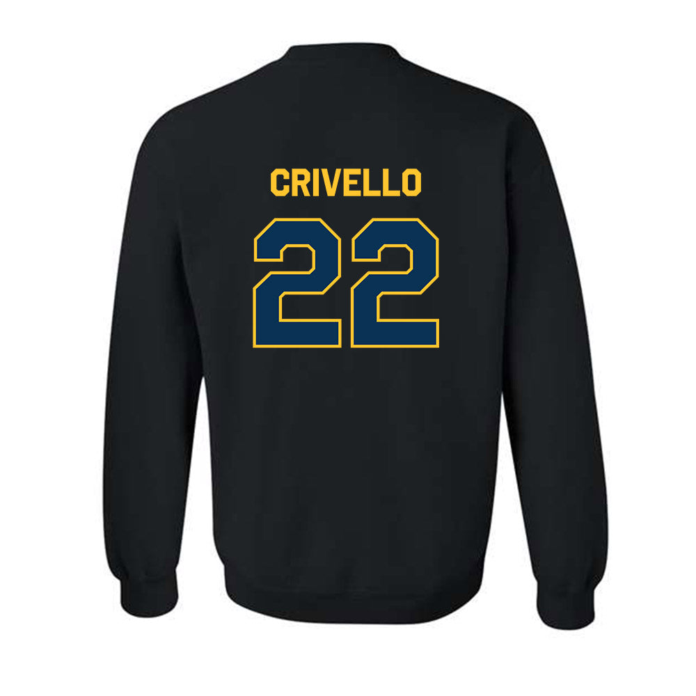 Vanguard - NCAA Baseball : Luke Crivello - Classic Shersey Crewneck Sweatshirt-1