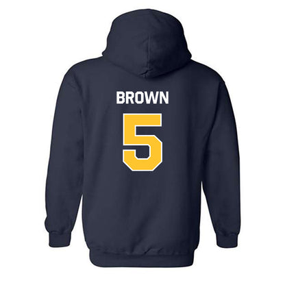 Vanguard - NCAA Men's Basketball : Devan Brown - Classic Shersey Hooded Sweatshirt-1