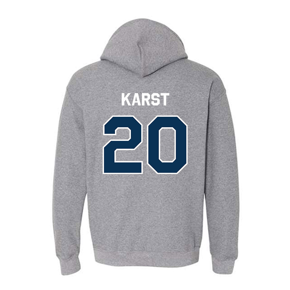 Vanguard - NCAA Baseball : Jack Karst - Classic Shersey Hooded Sweatshirt-1