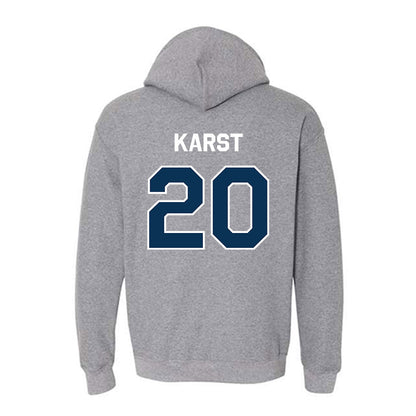 Vanguard - NCAA Baseball : Jack Karst - Classic Shersey Hooded Sweatshirt-1