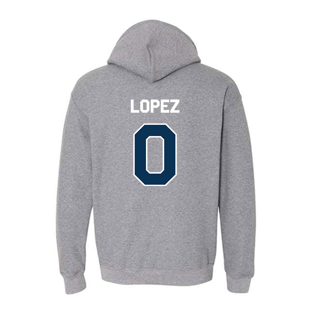 Vanguard - NCAA Baseball : Dash Lopez - Classic Shersey Hooded Sweatshirt-1