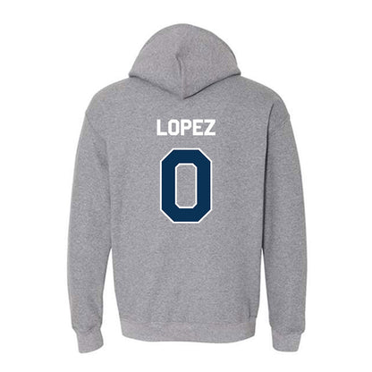 Vanguard - NCAA Baseball : Dash Lopez - Classic Shersey Hooded Sweatshirt-1