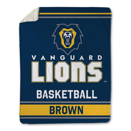 Vanguard - NCAA Men's Basketball : Devan Brown - Blanket-0