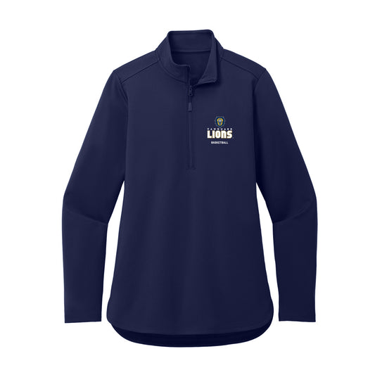Vanguard - NCAA Men's Basketball : Julian Mora - Women's Premium Quarter Zip Jacket-0