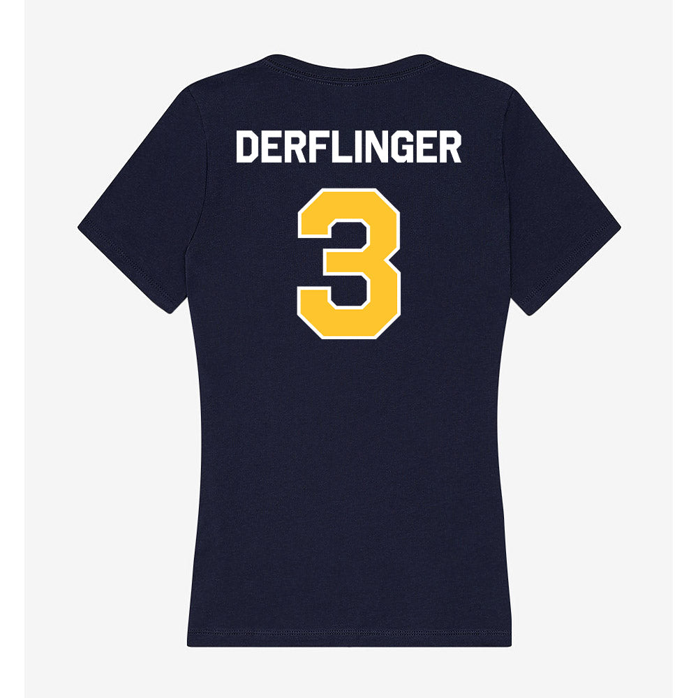 Vanguard - NCAA Baseball : James Derflinger - Classic Shersey Women's V-Neck T-Shirt-1