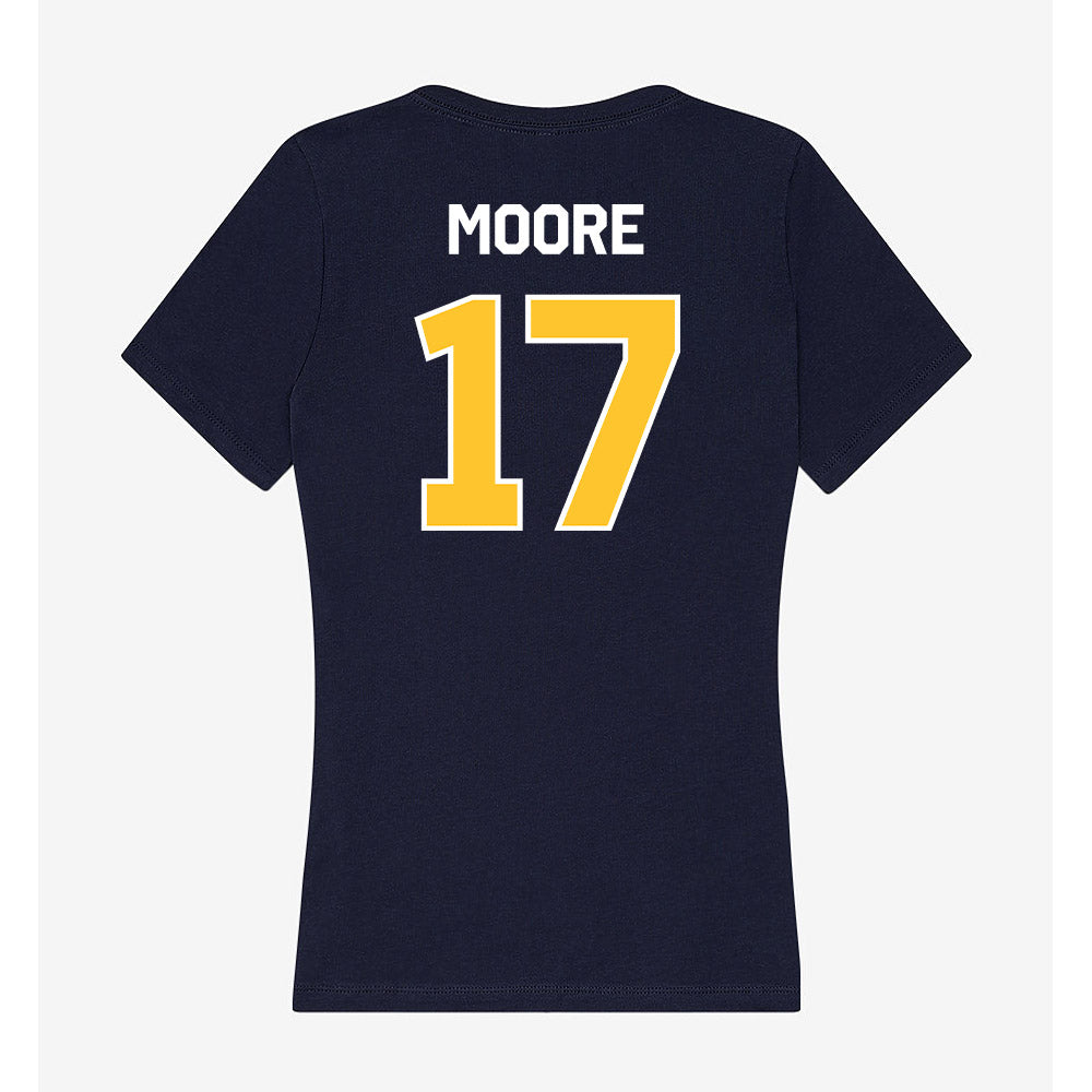 Vanguard - NCAA Baseball : Samuel Moore - Classic Shersey Women's V-Neck T-Shirt-1