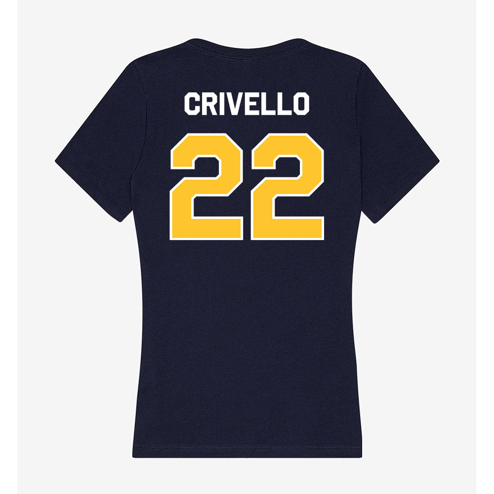 Vanguard - NCAA Baseball : Luke Crivello - Classic Shersey Women's V-Neck T-Shirt-1