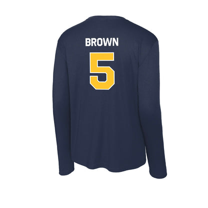 Vanguard - NCAA Men's Basketball : Devan Brown - Classic Shersey Activewear Long Sleeve T-Shirt-1