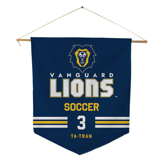 Vanguard - NCAA Men's Soccer : Ashton Ta-Tran - Pennant - 18" x 21"-0