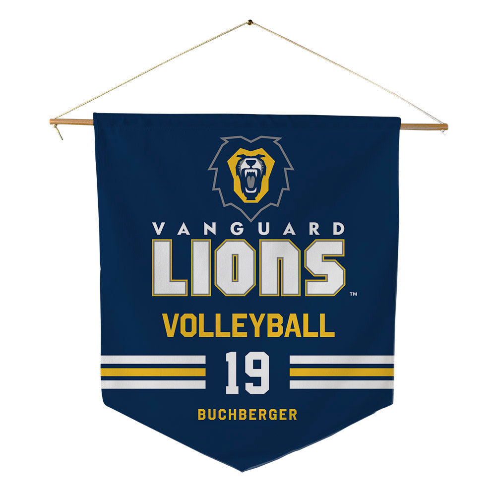 Vanguard - NCAA Women's Volleyball : Madelyn Buchberger - Pennant - 18" x 21"-0