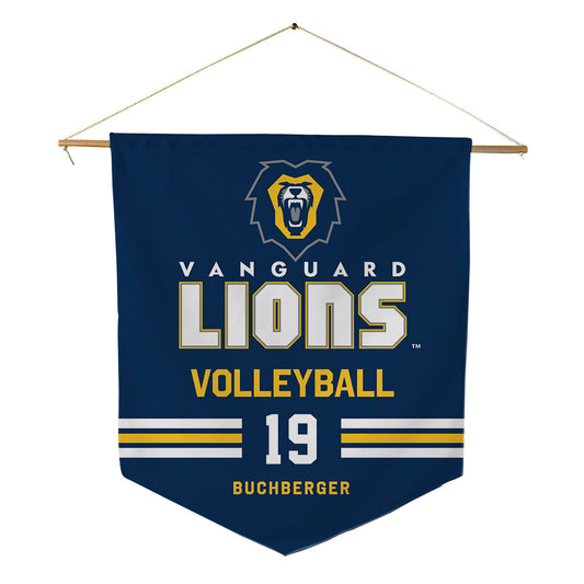 Vanguard - NCAA Women's Volleyball : Madelyn Buchberger - Pennant - 18" x 21"-0