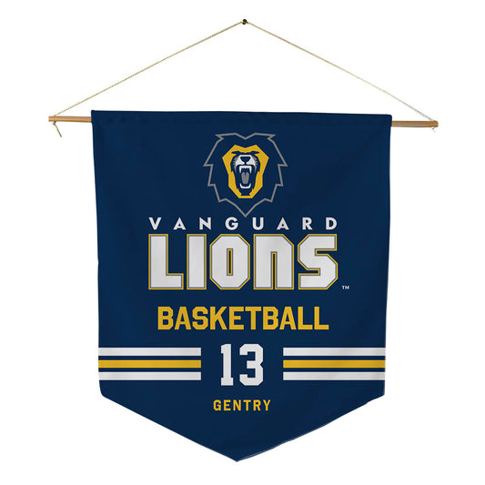 Vanguard - NCAA Men's Basketball : Aiden Gentry - Pennant - 18" x 21"-0
