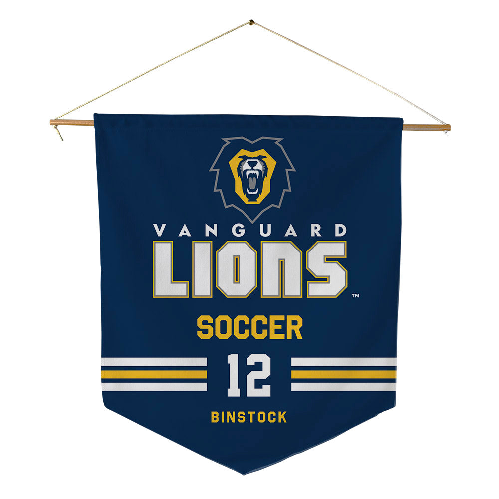 Vanguard - NCAA Women's Soccer : Kyra Binstock - Pennant - 18" x 21"-0