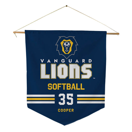 Vanguard - NCAA Softball : Carson Cooper - Pennant - 18" x 21"-0