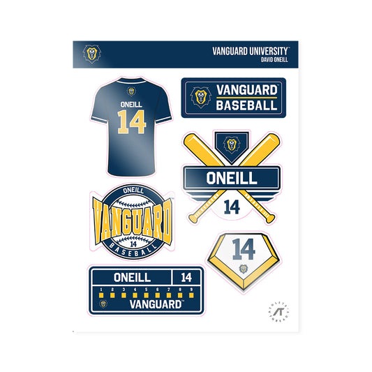 Vanguard - NCAA Baseball : David ONeill - Sticker Sheet-0