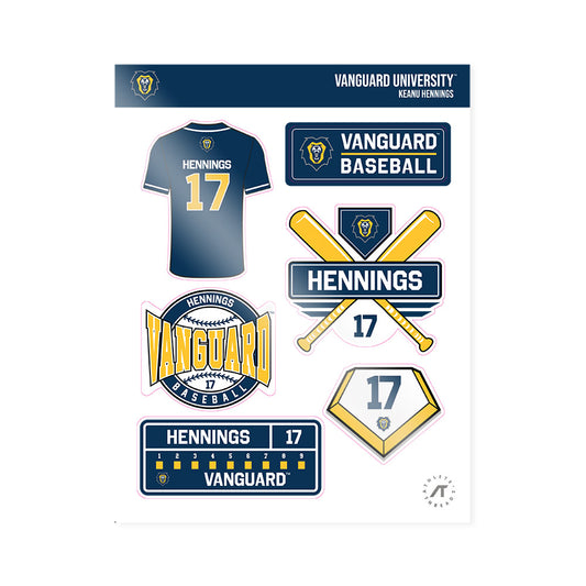 Vanguard - NCAA Baseball : Keanu Hennings - Sticker Sheet-0