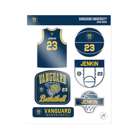 Vanguard - NCAA Men's Basketball : Adrik Jenkin - Sticker Sheet-0