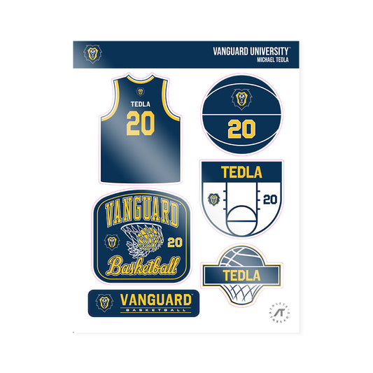 Vanguard - NCAA Men's Basketball : Michael Tedla - Sticker Sheet-0