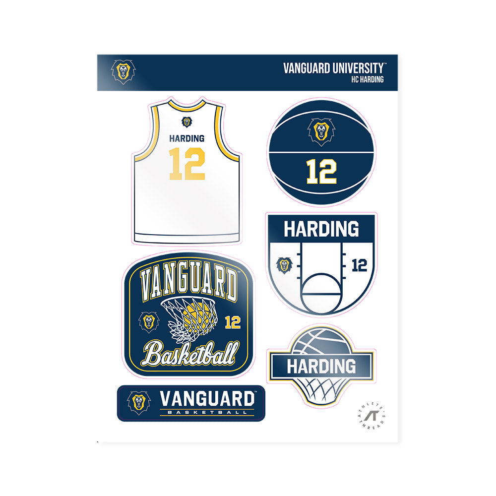 Vanguard - NCAA Women's Basketball : HC Harding - Sticker Sheet-0