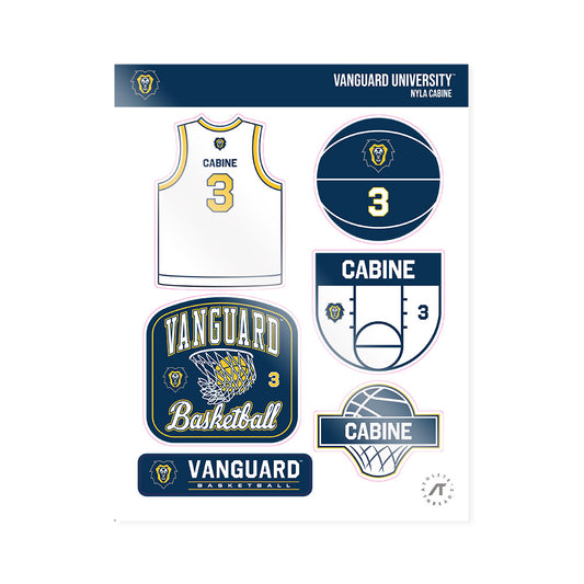 Vanguard - NCAA Women's Basketball : Nyla Cabine - Sticker Sheet-0