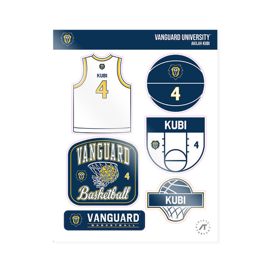 Vanguard - NCAA Women's Basketball : Akilah Kubi - Sticker Sheet-0