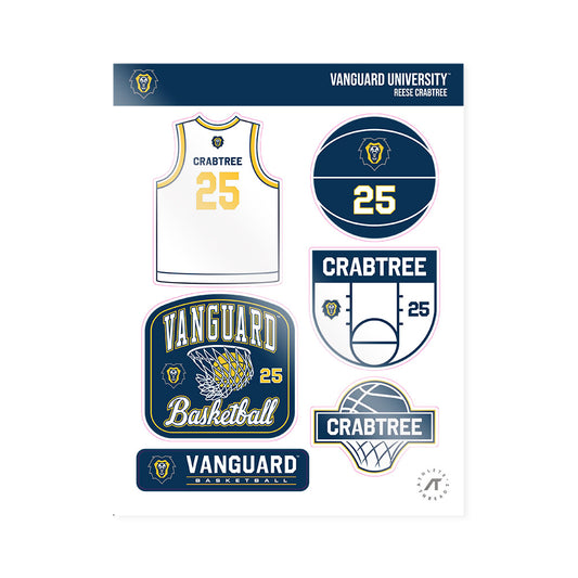 Vanguard - NCAA Women's Basketball : Reese Crabtree - Sticker Sheet-0