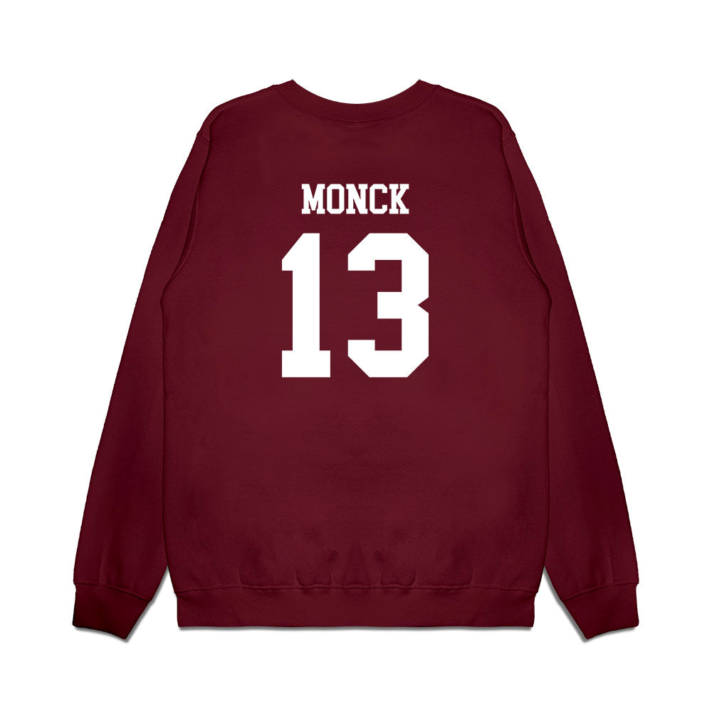  - NCAA Men's Basketball : Tyson Monck - Classic Shersey Crewneck Sweatshirt-1