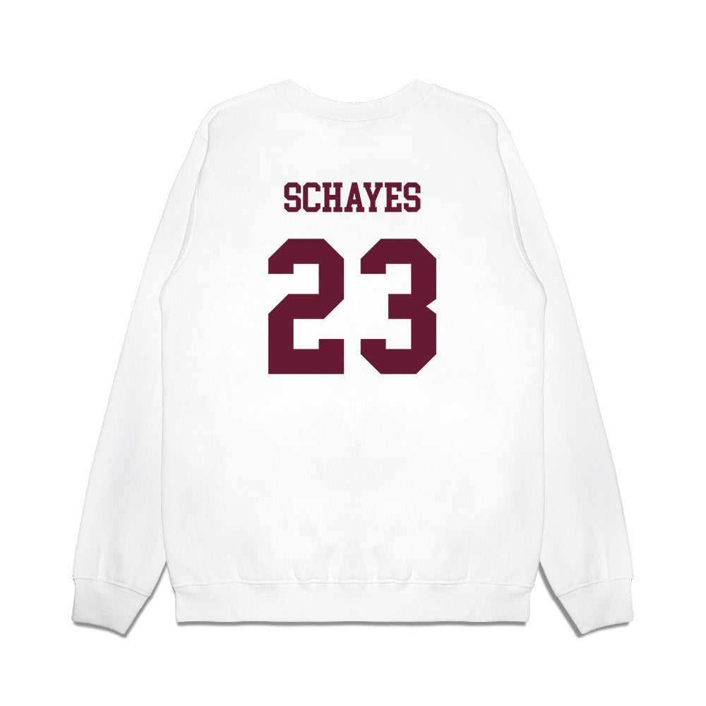  - NCAA Men's Basketball : Logab Schayes - Classic Shersey Crewneck Sweatshirt-1