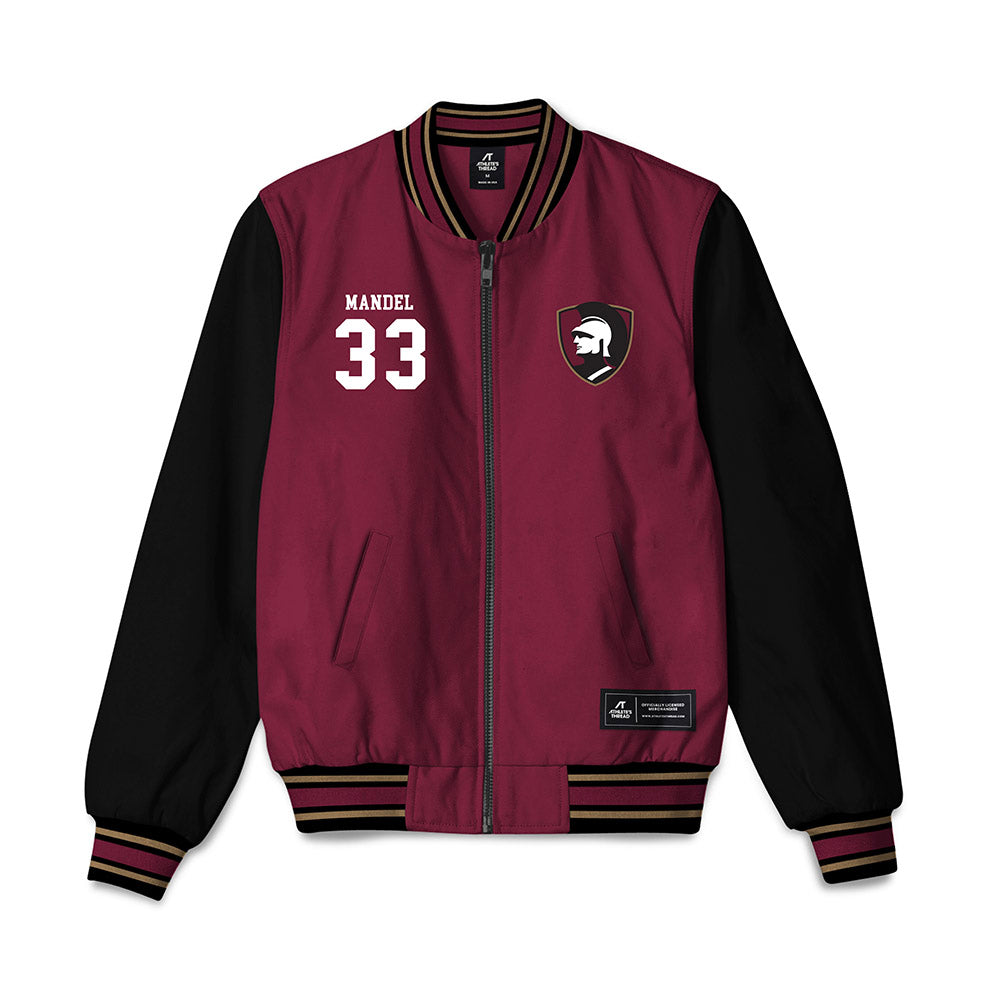  - NCAA Men's Basketball : Aidan Mandel - Bomber Jacket-0