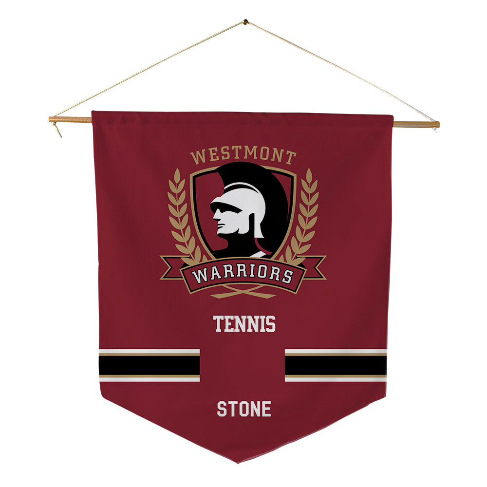 - NCAA Men's Tennis : Austin Stone - Pennant - 18" x 21"-0
