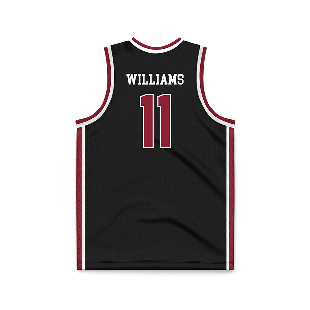  - NCAA Women's Basketball : Hasina Williams - Black Basketball Jersey-1